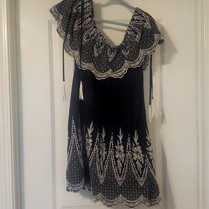 Black and white dress